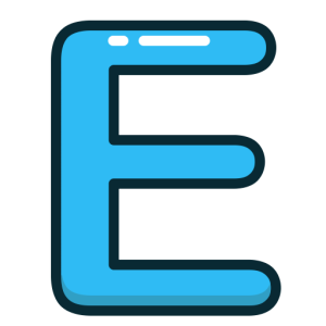 Letter E PNG