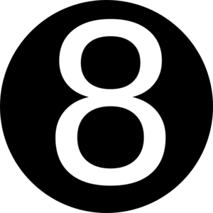 number 8 PNG