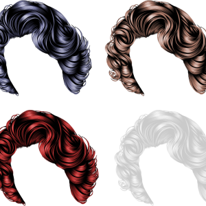 Hair wig PNG