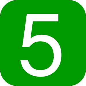 Number 5 PNG