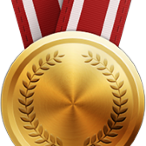 Gold medal PNG