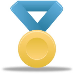 Gold medal PNG