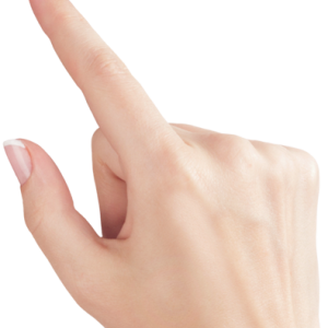 Finger touch PNG image