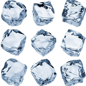 Ice cubes PNG image