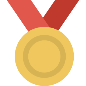 Gold medal PNG
