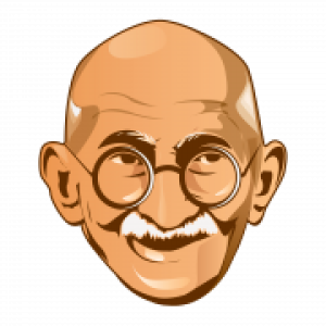 Mahatma Gandhi PNG