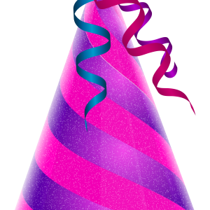 Party birthday hat PNG