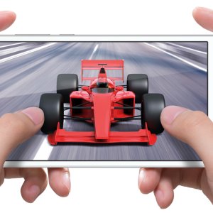 Phone in hand PNG