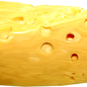 Yellow cheese PNG image