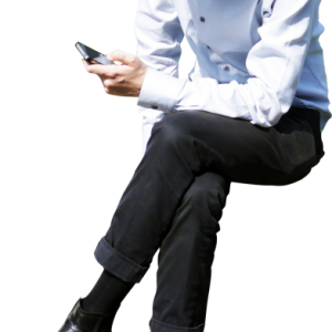 Sitting man PNG