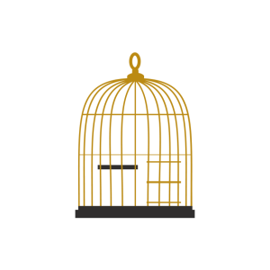 Cage bird PNG
