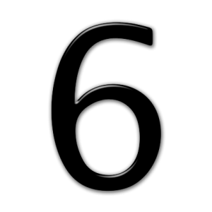 Number 6 PNG