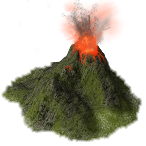 Volcano PNG