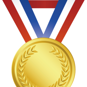 Gold medal PNG