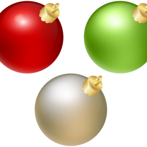 Christmas balls baubles