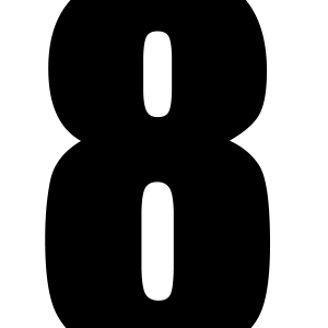 number 8 PNG