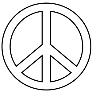 Peace symbol PNG