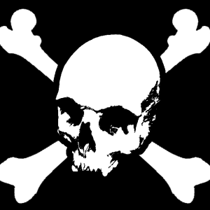 Pirate flag PNG