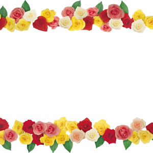 Floral frame PNG