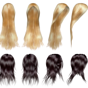 Hair wig PNG