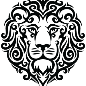 Tattoo lion PNG image