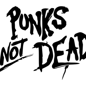 Punks not dead PNG