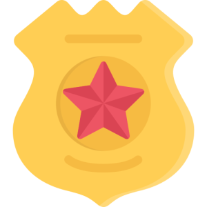 Police badge PNG