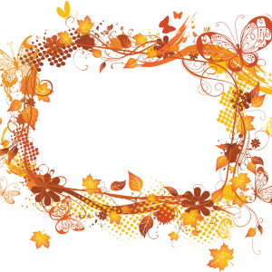 Floral frame PNG