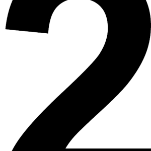 Number 2 PNG