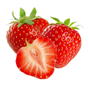 Strawberries PNG with transparent background
