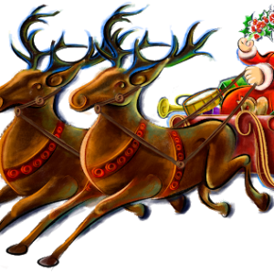 Santa Claus's reindeer PNG