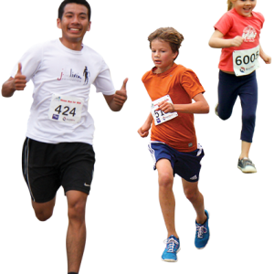Running people PNG image