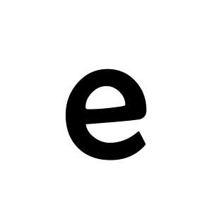 Letter E PNG