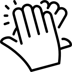 Clapping hands PNG
