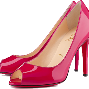 Pink women shoes PNG image