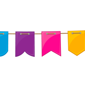 Party flags PNG