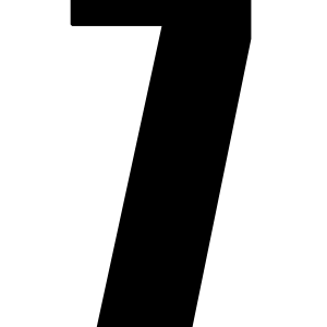 number 7 PNG