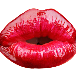 Red lips PNG image