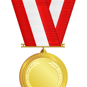 Gold medal PNG