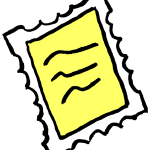 Postage stamp PNG