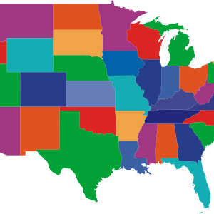 USA map PNG