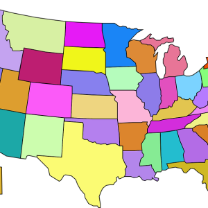 USA map PNG