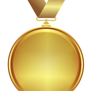 Gold medal PNG