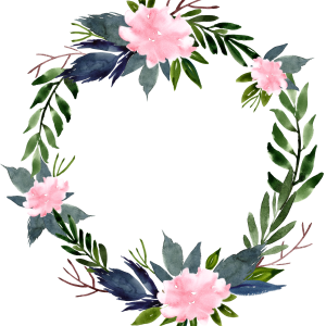 Floral frame PNG