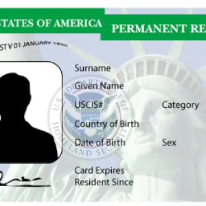 Green card PNG