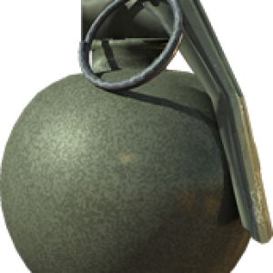 round hand grenade PNG image