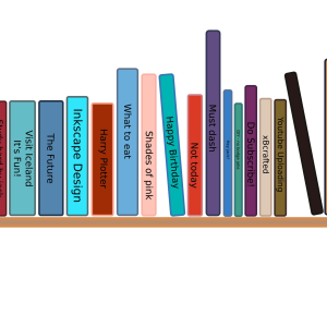 Bookshelf, bookcase PNG