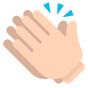Clapping hands PNG