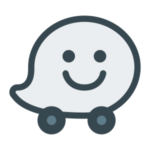 Waze PNG logo
