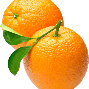two oranges PNG image